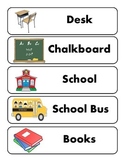 Back To School Word Cards