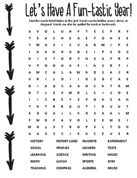 5th grade word search worksheets teaching resources tpt