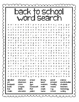 word searches for kids teaching resources teachers pay teachers