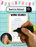 Back To School Word Search Puzzle