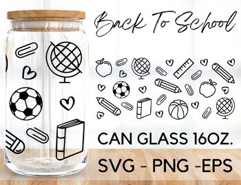LIBBEY GLASS SVG Libbey Glass Can Svg Libbey Glass Wrap Svg 
