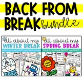 Back from Break BUNDLE | Winter Break | Spring Break | Cra