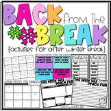 Back from the Break Activities: Activities for After Winter Break