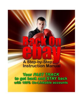 Preview of Back on Ebay step-by-step instructions manual Ebook Pdf
