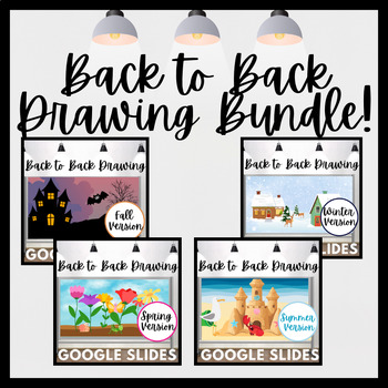 Preview of Back to Back Drawing Bundle! All Seasons!