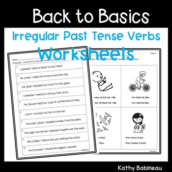 Mini-Book Handout - Past Tense, PDF, Verb