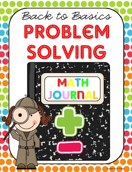 Preview of Back to Basics Problem Solving Unit
