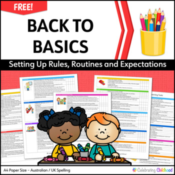 Preview of BACK TO BASICS Setting up rules, routines, expectations and transitions
