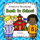 Back to School Worksheets (Creative Thinking Activites - F