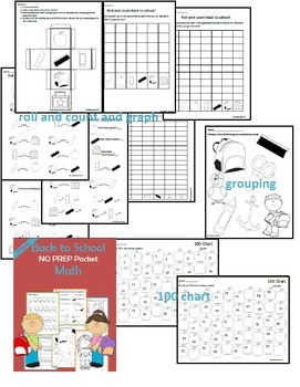 Back to School: 1st Grade NO PREP Math by 3 Sweet Peas | TpT