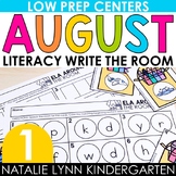 Back to School 1st Grade Write the Room August Literacy Ce