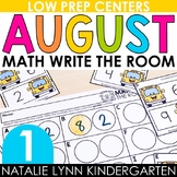 Back to School 1st grade Write the Room MATH Centers Augus