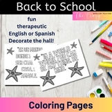 Back to School 20 Inspirational Coloring Pages in English 