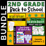 Back to School 2nd Grade Bundle-1st Week Activities!