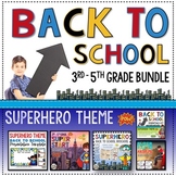Back to School Night Superheroes Bundle with August Welcom