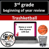 Back to School 3rd grade trashketball