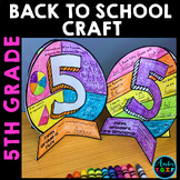 Back to School 5th Grade Craft and Activities