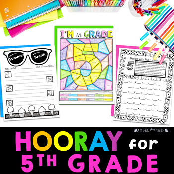 Preview of Back to School 5th Grade | First Week of School Fifth Grade Activities