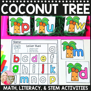 Back to School - ABC Coconut Tree Book Buddy- Preschool, Pre-K ...