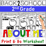 Back to School "ABOUT ME" Printable for 2nd Grade