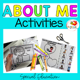 Back to School - About Me for students with Autism