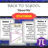 Back to School "About Me" Stations