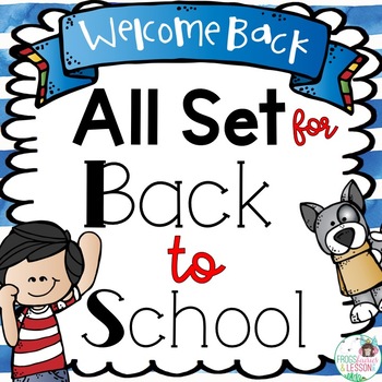 Preview of Back to School Math and Literacy Activities with First Week of School Booklet