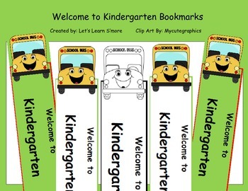 First Week of School, Back to School Bookmarks Activities Freebie