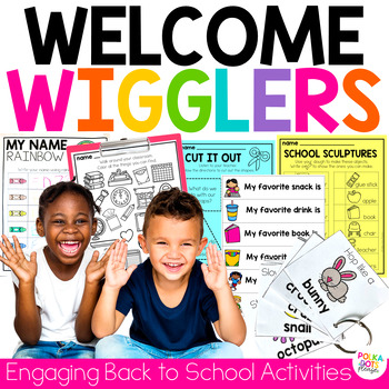 Preview of Back to School Games and Activities for First Days of Kindergarten & 1st Grade