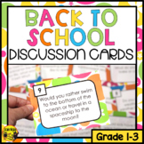 Back to School Discussion Cards