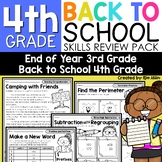 Back to School Activities 4th Grade First Day Week Beginni