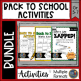 Back to School Activities Bundle