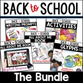 Back to School Activities, All About Me, First Day or Firs