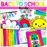 Back to School Activities BUNDLE