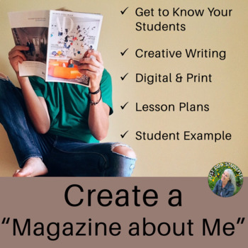 Preview of Back to School Activities Creative Writing Magazine All about Me 