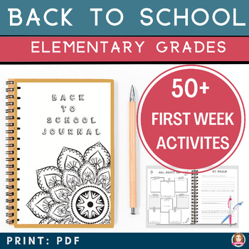 Preview of Back to School Activities Elementary | Ice Breakers | All About Me | SEL