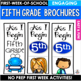 Back to School Activities Fifth Grade - First Week of Scho
