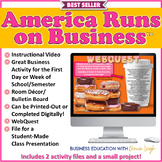 Back to School Activities First Week Business Lesson - Ame