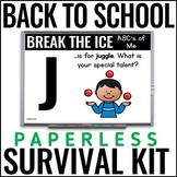 Back to School Activities - First Week of School Bundle