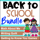 Back to School Activities & Games BUNDLE - Math & Literacy