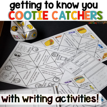Preview of Back to School - Getting to Know You Cootie Catcher Template - Ice Breaker