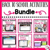 Back to School Activities Growing Bundle - Digital & Printable