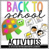 Back to School Activities {Kindergarten}