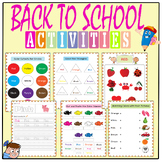Back to School Activities | Learning! over 48 printable ac