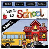 Back to School Activities Mega BUNDLE and Teacher Resource Pack