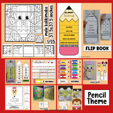 Back to School Activities Pencil Name Craft Name Tags Plat