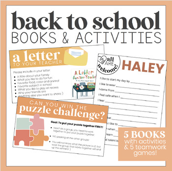 Preview of Back to School Activities & Read Alouds