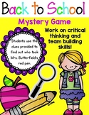 Back to School Activity - Digital Resources Mystery Game -