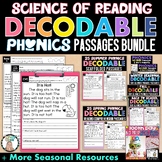 Back to School Activities Science of Reading Comprehension Phonics Worksheets