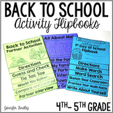 Back to School Activities {Three Flipbooks}